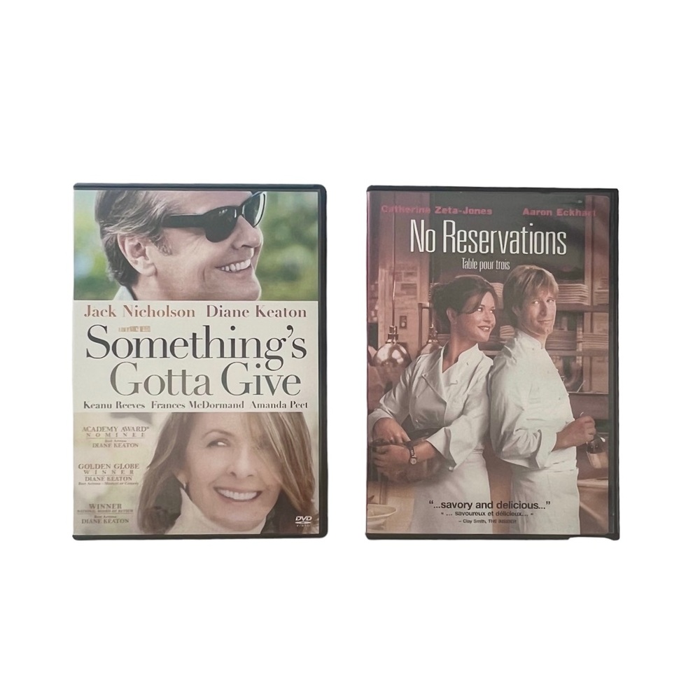 2-pack romantic comedy DVDs